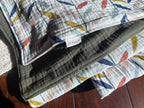 Falling Leaves Double Gauze Baby Blanket