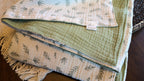 Autumn Sage Double Gauze Baby Blanket