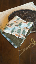 Whispering Pines Double Gauze Baby Blanket