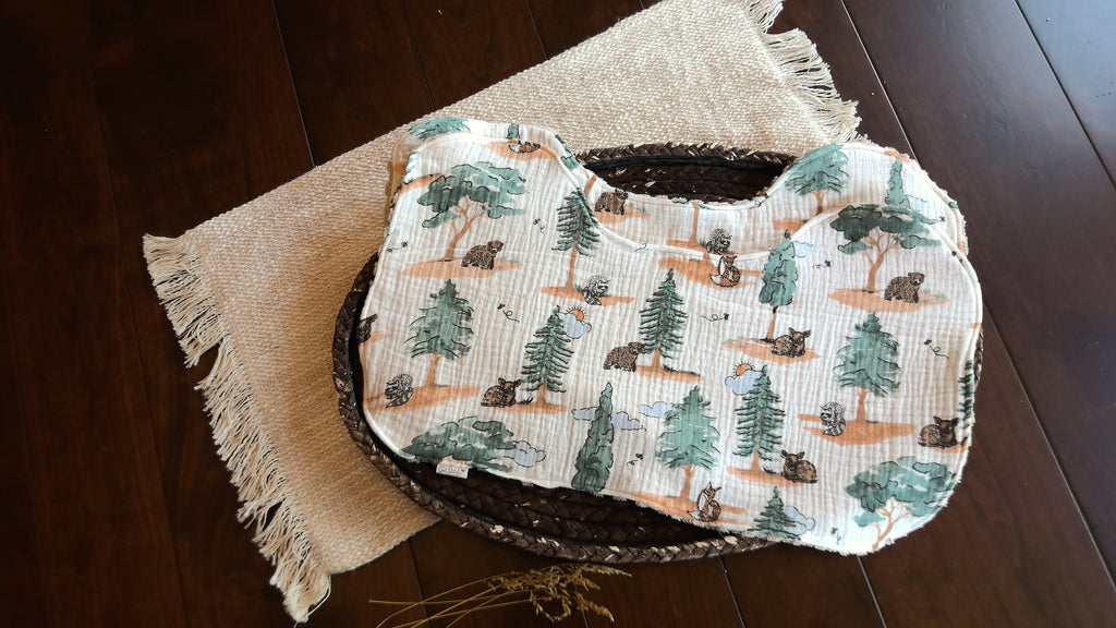 Whispering Pines Double Gauze Burp Cloth