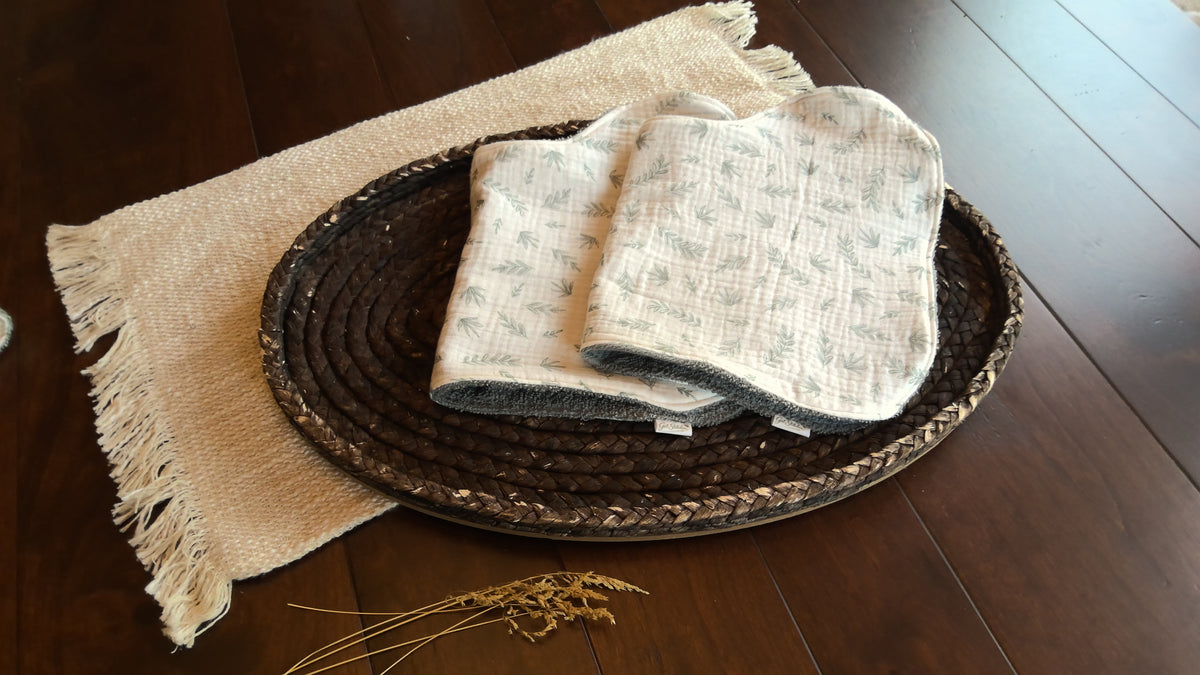 Autumn Sage Double Gauze Burp Cloth