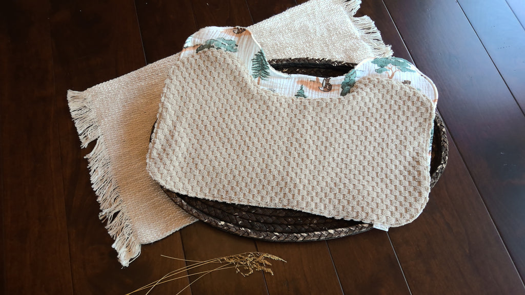 Whispering Pines Double Gauze Burp Cloth