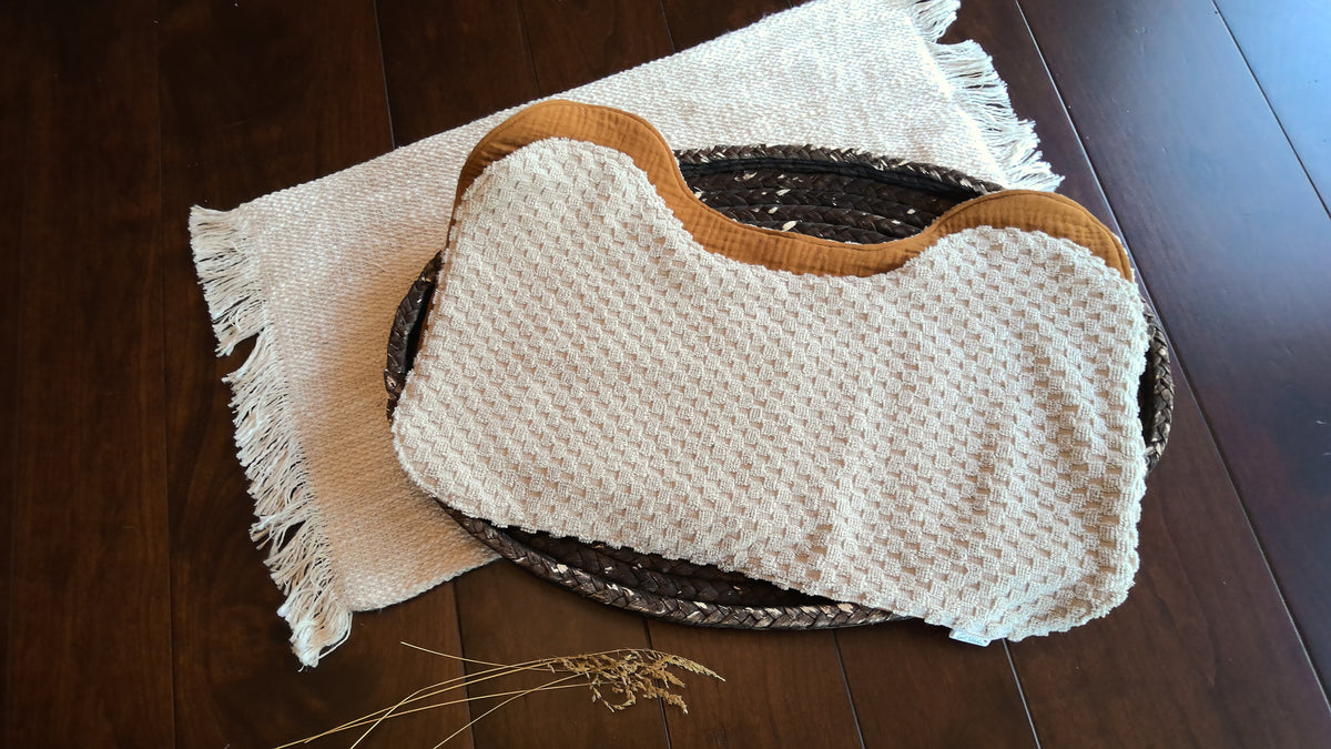 Golden Wheat Double Gauze Burp Cloth