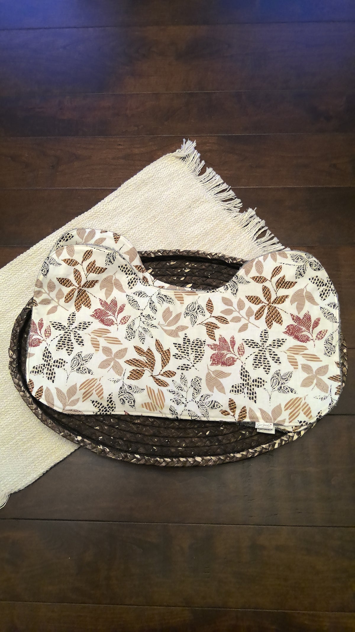 Birch Hollow Burp Cloth – Gray Terry