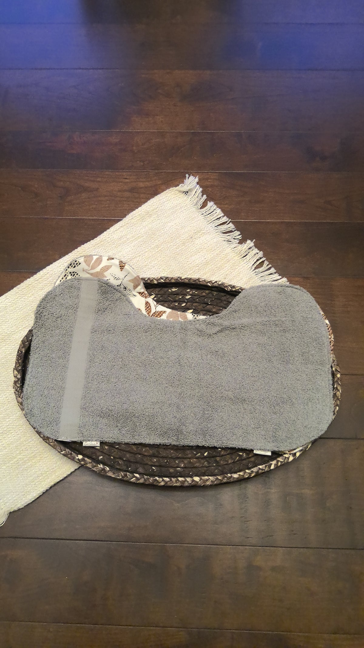 Birch Hollow Burp Cloth – Gray Terry