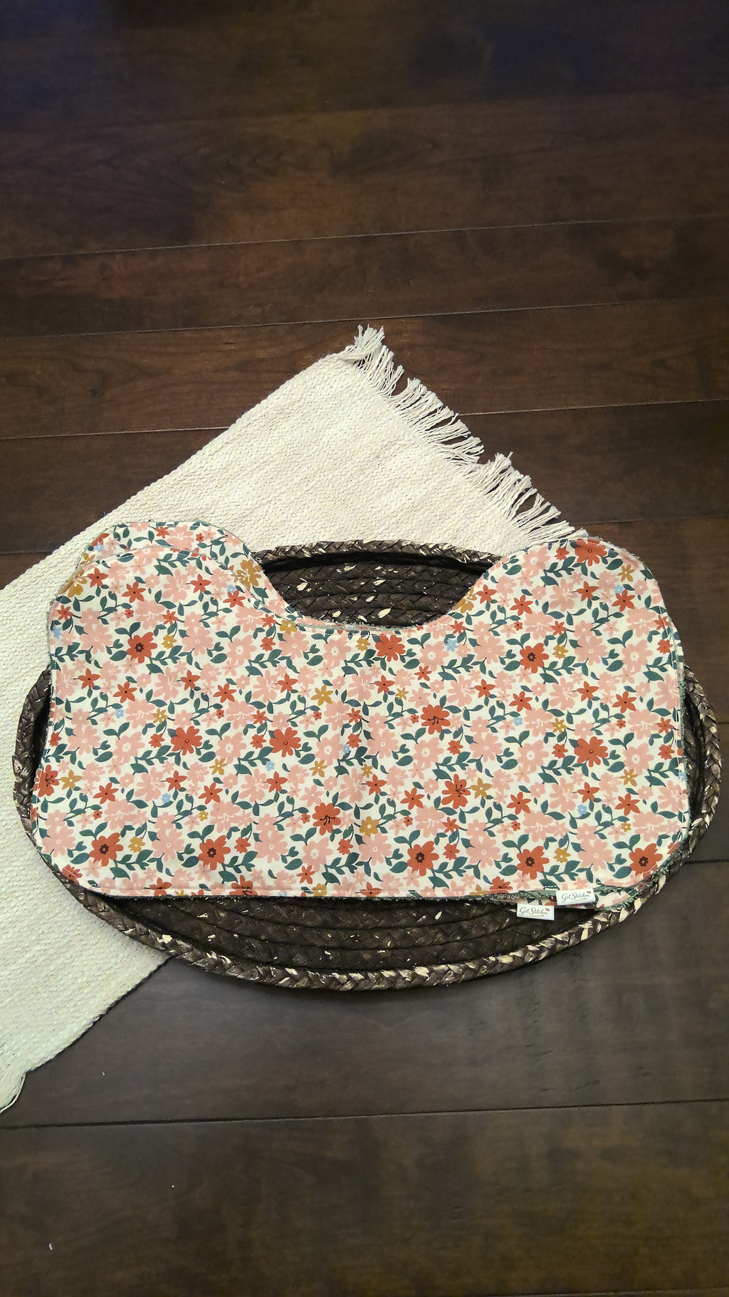 Meadow Bloom Burp Cloth – Sage Terry
