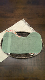 Meadow Bloom Burp Cloth – Sage Terry