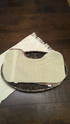 Brown Plaid Burp Cloth – Beige Terry