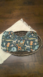 Into the Wild Burp Cloth – Gray Terry