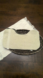 Green Mushrooms Burp Cloth