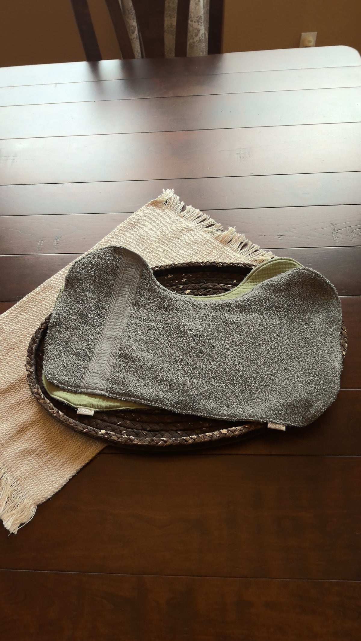 Sage Green Double Gauze Burp Cloth