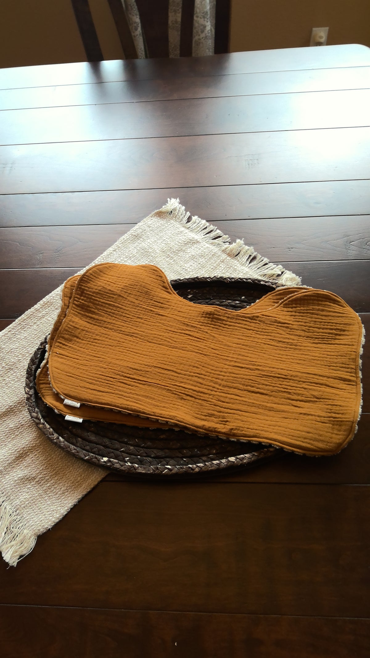 Golden Wheat Double Gauze Burp Cloth