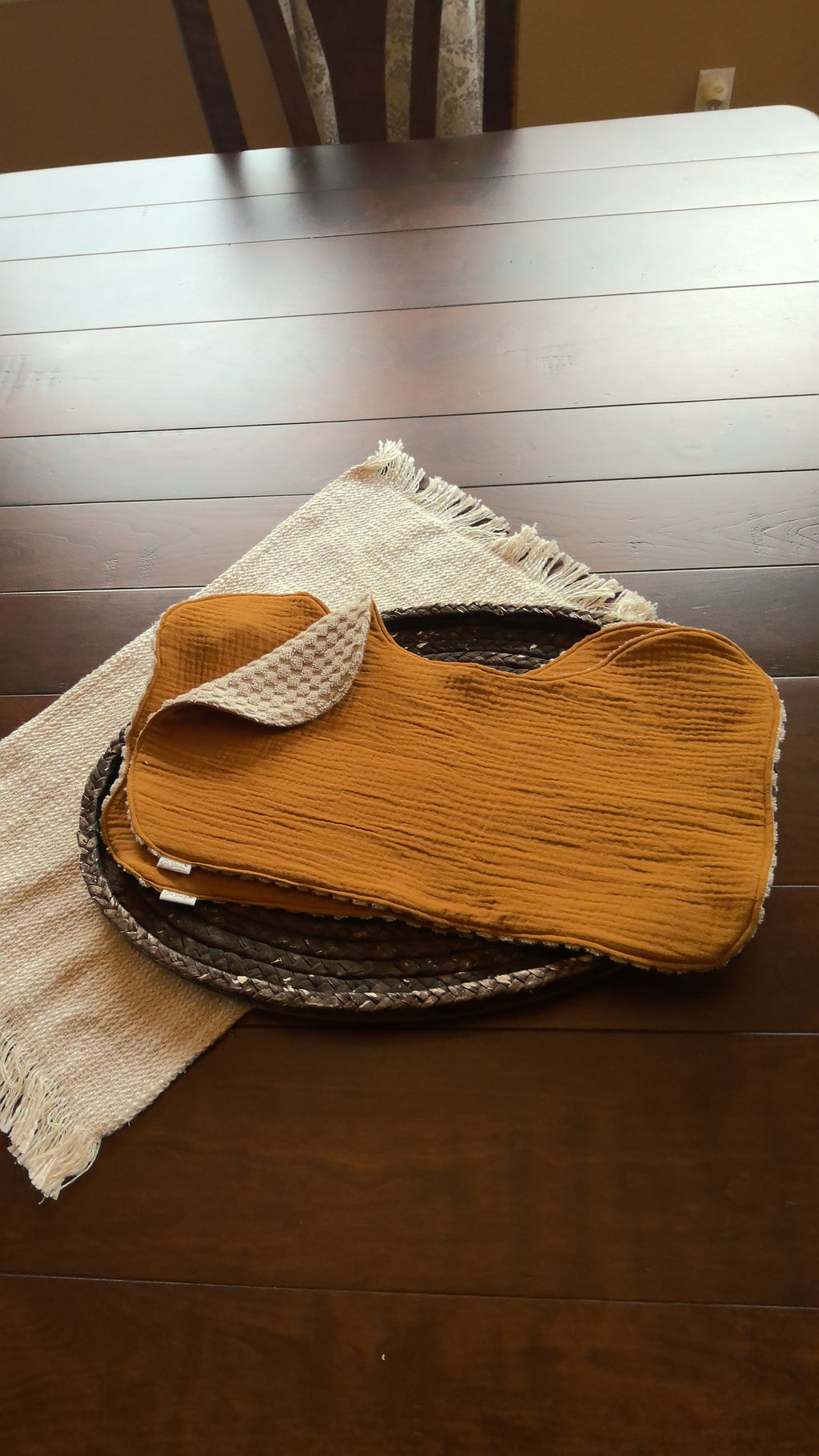 Golden Wheat Double Gauze Burp Cloth