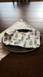 Whispering Pines Double Gauze Burp Cloth