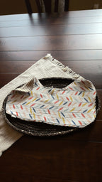 Falling Leaves Double Gauze Burp Cloth