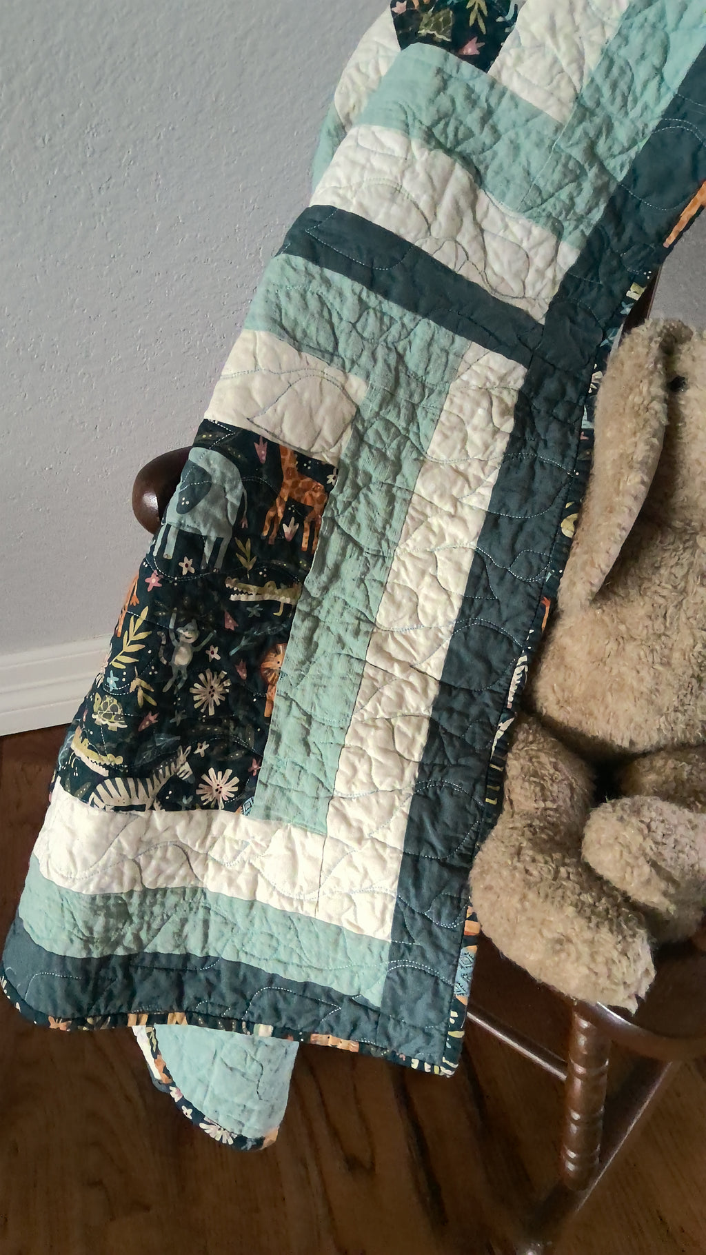 Into The Wild Baby Quilt