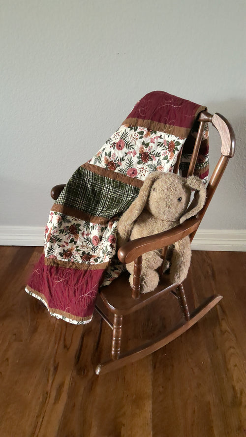 Cottage Garden Baby Quilt