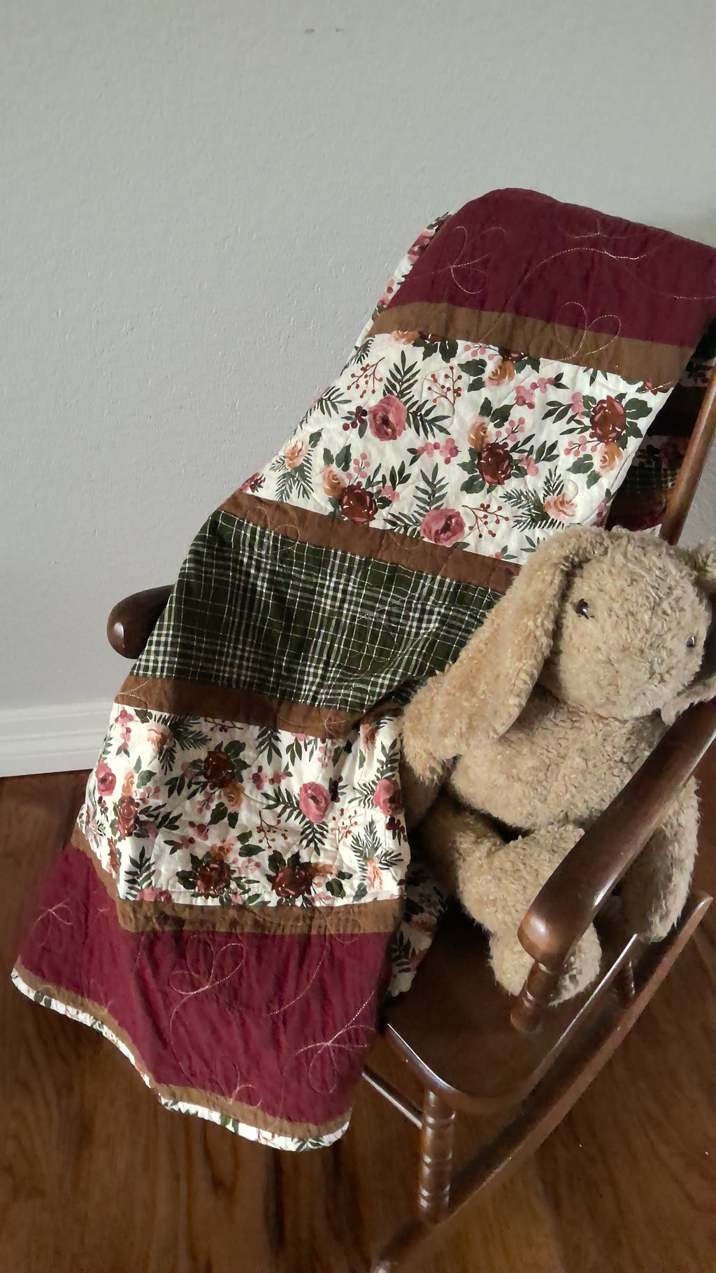 Cottage Garden Baby Quilt