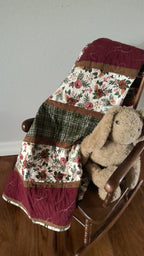 Cottage Garden Baby Quilt